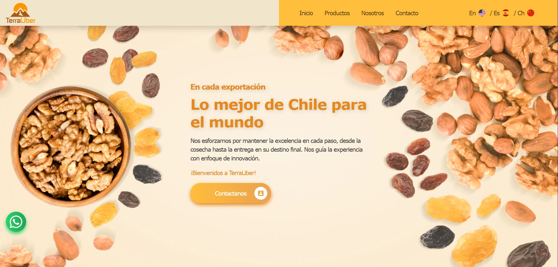 Página Web Frutos Secos