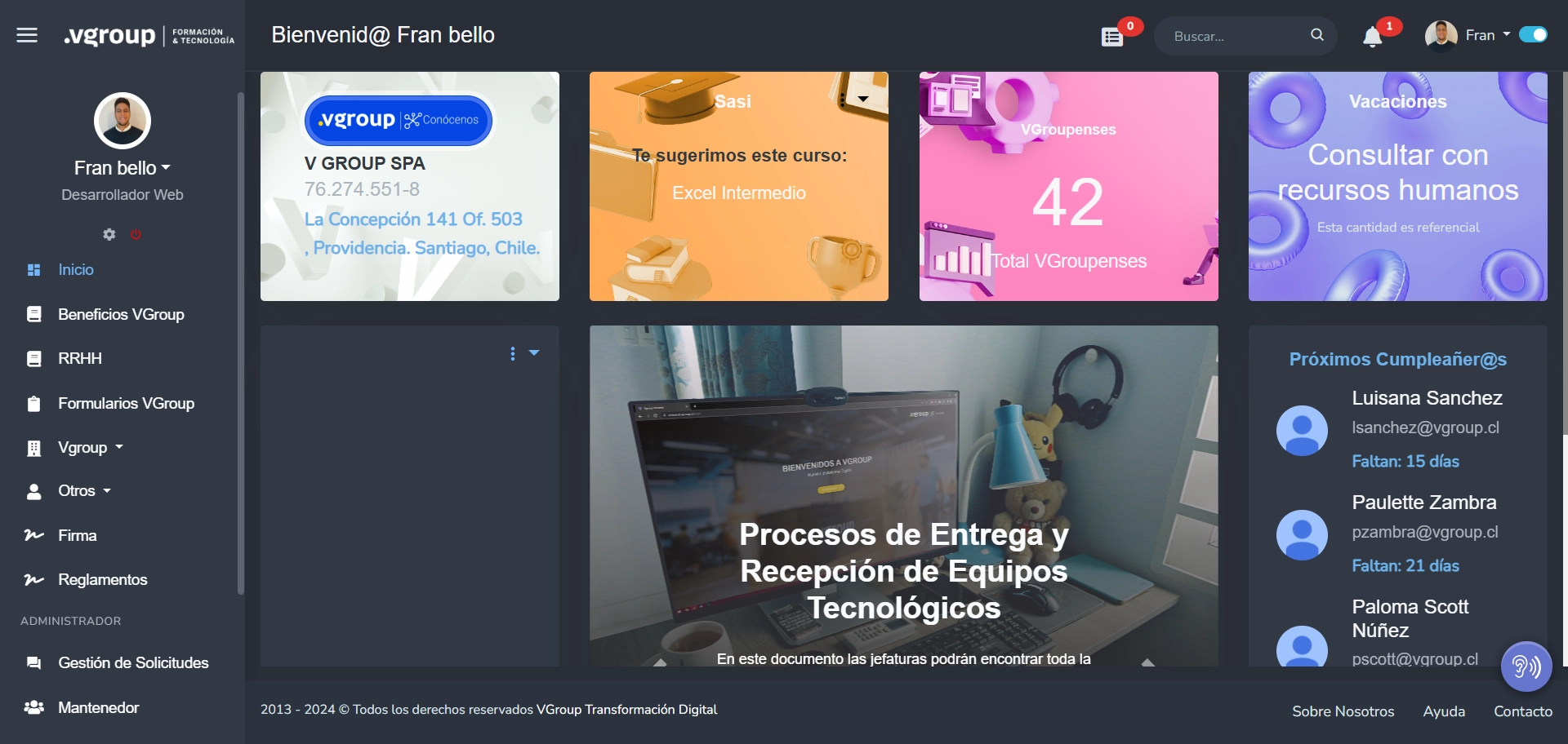 Intranet Corporativa
